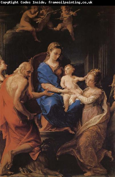 Pompeo Batoni St. Catherine and St. Lucie translated from French as well as the wedding